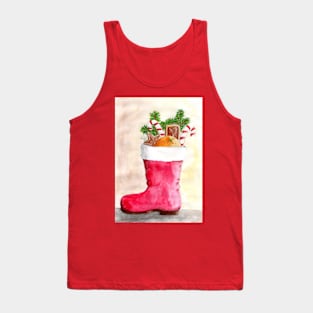 Santa Claus boots Tank Top